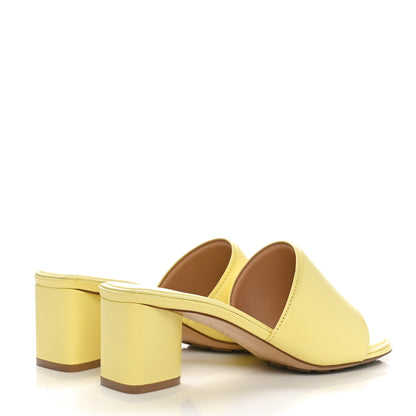 Bottega Veneta Vienna Calfskin The Band Mule Sandals 39 Lemonade 4 of 9