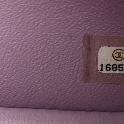 Chanel Lambskin Quilted Jumbo Double Flap Light Purple 7 of 11