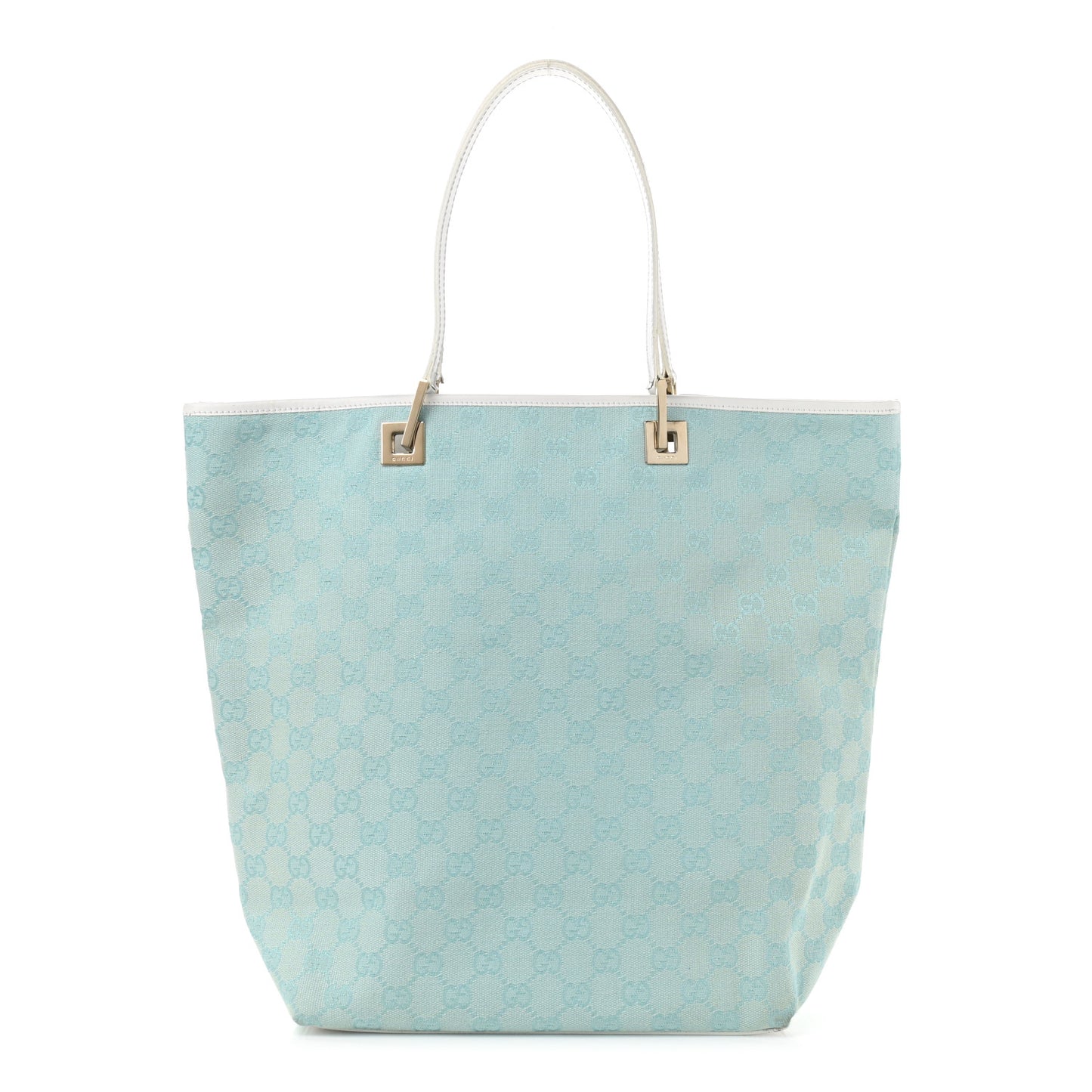 Monogram Large Bucket Tote Blue