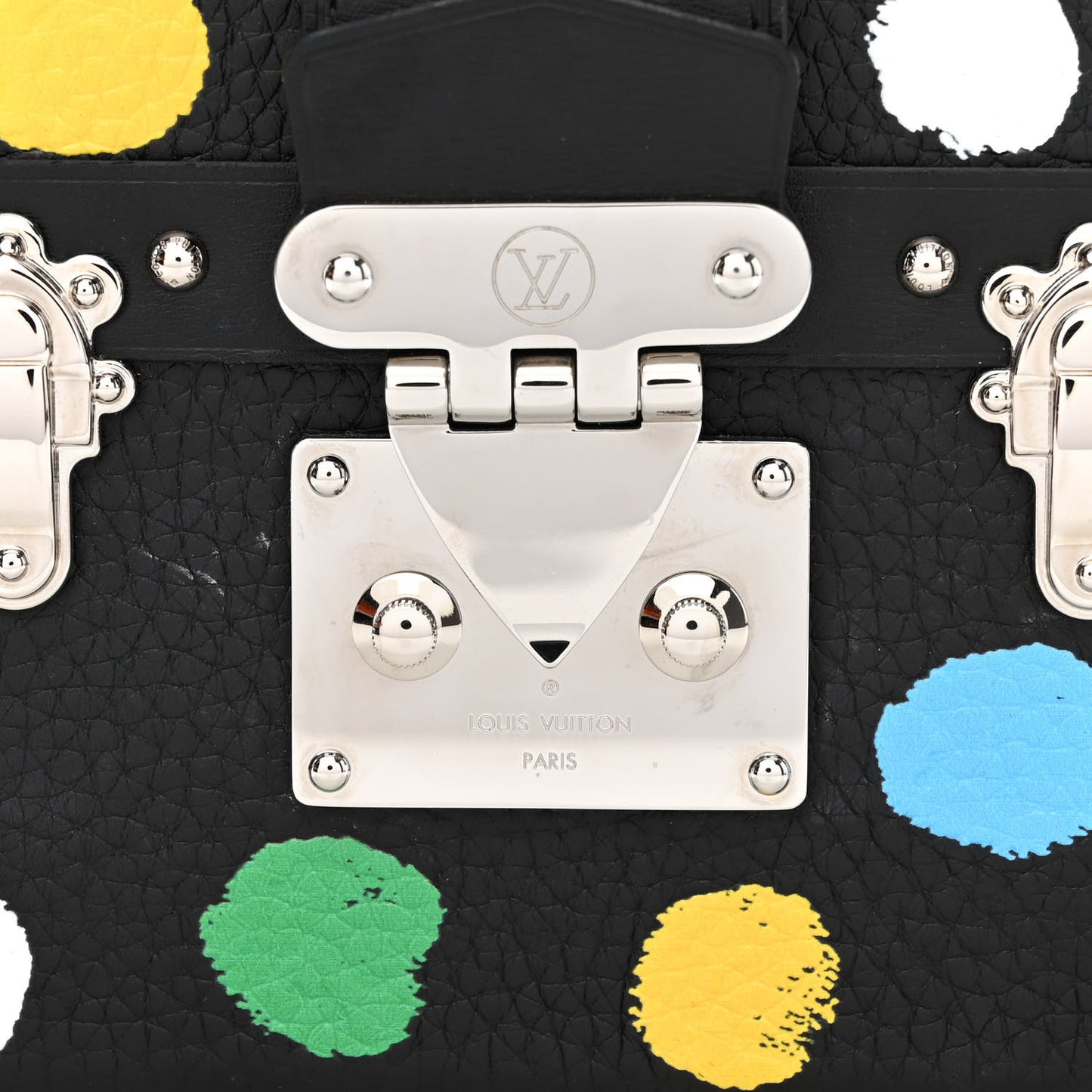 LV X YK Taurillon Petite Malle Black