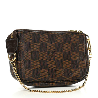 Louis Vuitton Damier Ebene Mini Pochette Accessories 3 of 8