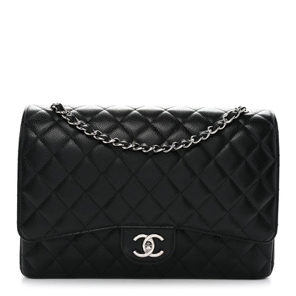 Chanel Caviar Quilted Maxi Double Flap Black 1 of 14