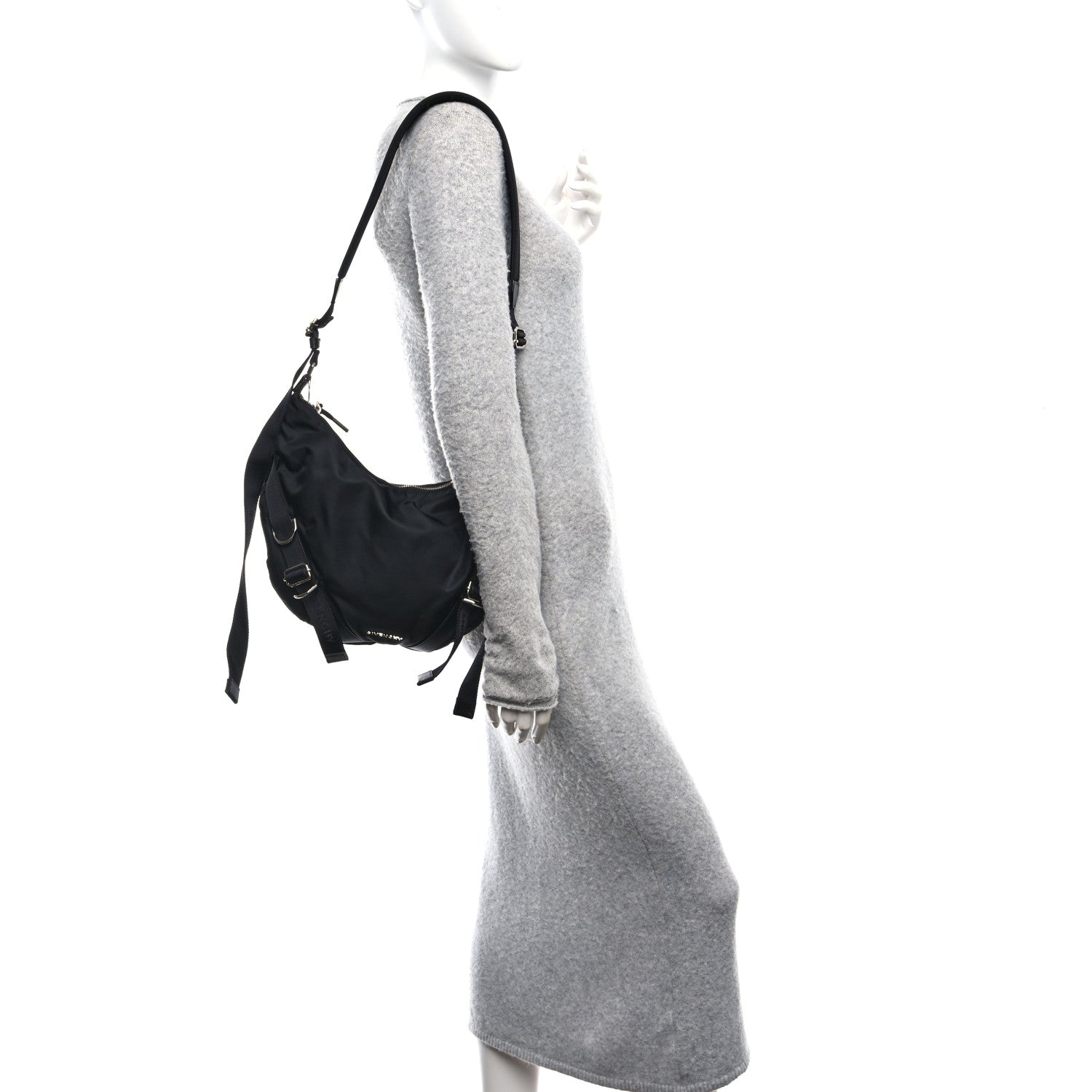 Givenchy Nylon Voyou Crossbody Bag Black 2 of 9