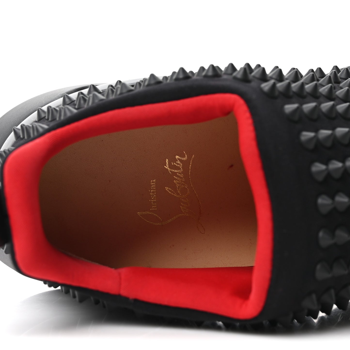 Neoprene Spike Sock Flat Sneakers 40.5 Black
