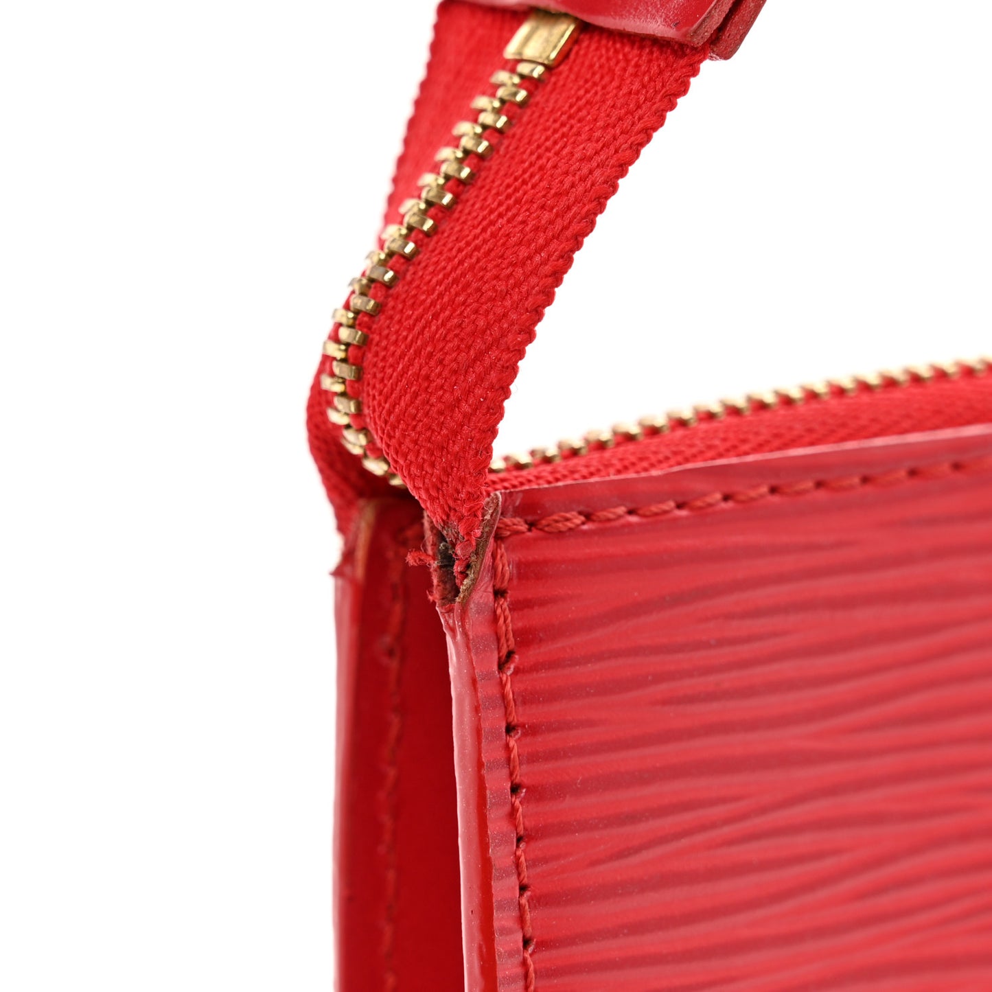 Epi Pochette Accessories 24 Castillan Red