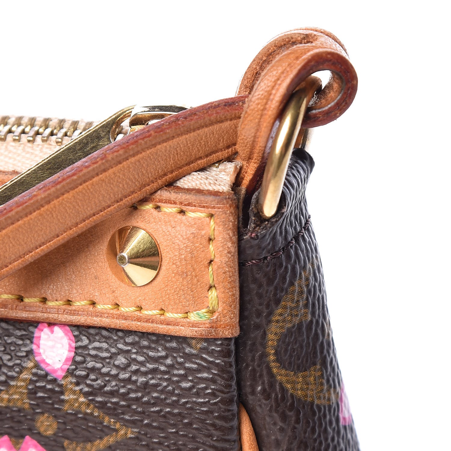 Louis Vuitton Monogram Cherry Blossom Pochette Accessories Brown 16 of 17