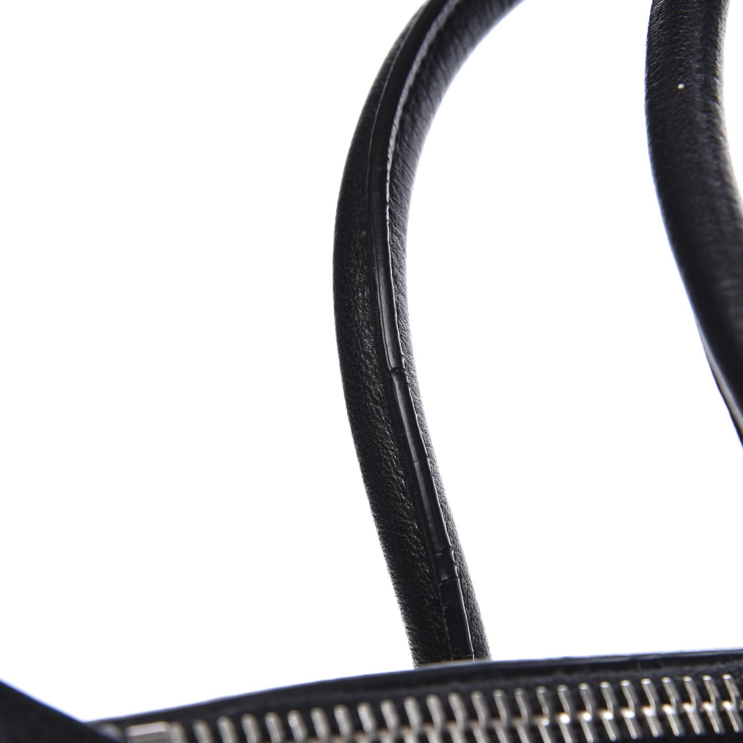 Vitello Daino Twin Pocket Tote Black