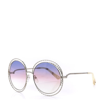 Chloe Oversized Round Carlina Oversized Round Sunglasses CE114ST Rainbow 1 of 7