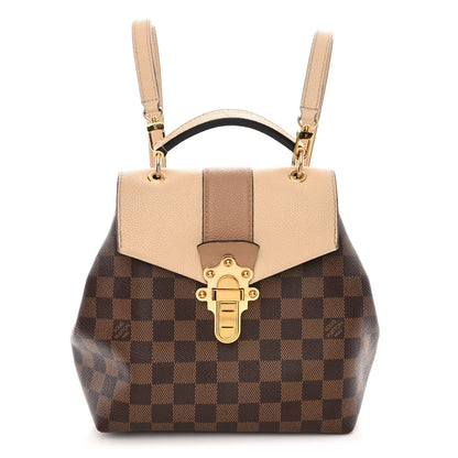 Louis Vuitton Damier Ebene Clapton Backpack Creme 1 of 15
