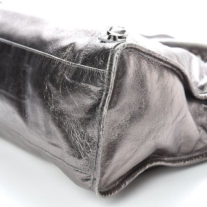Balenciaga Metallic Agneau Classic Hardware City Pewter 6 of 9