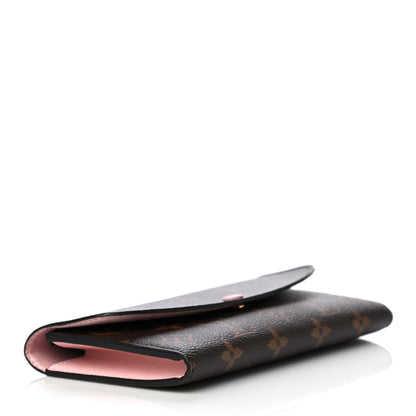 Louis Vuitton Monogram Emilie Wallet Rose Ballerine 3 of 10