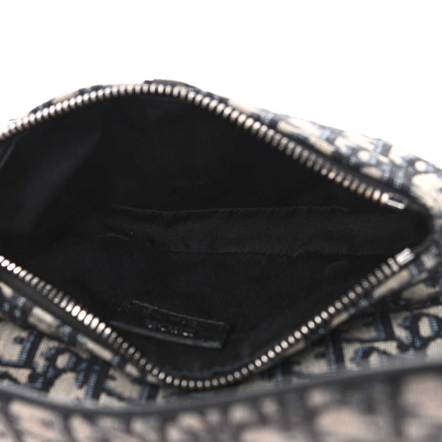 Christian Dior Oblique Mens Mini Saddle Bag Blue 6 of 11