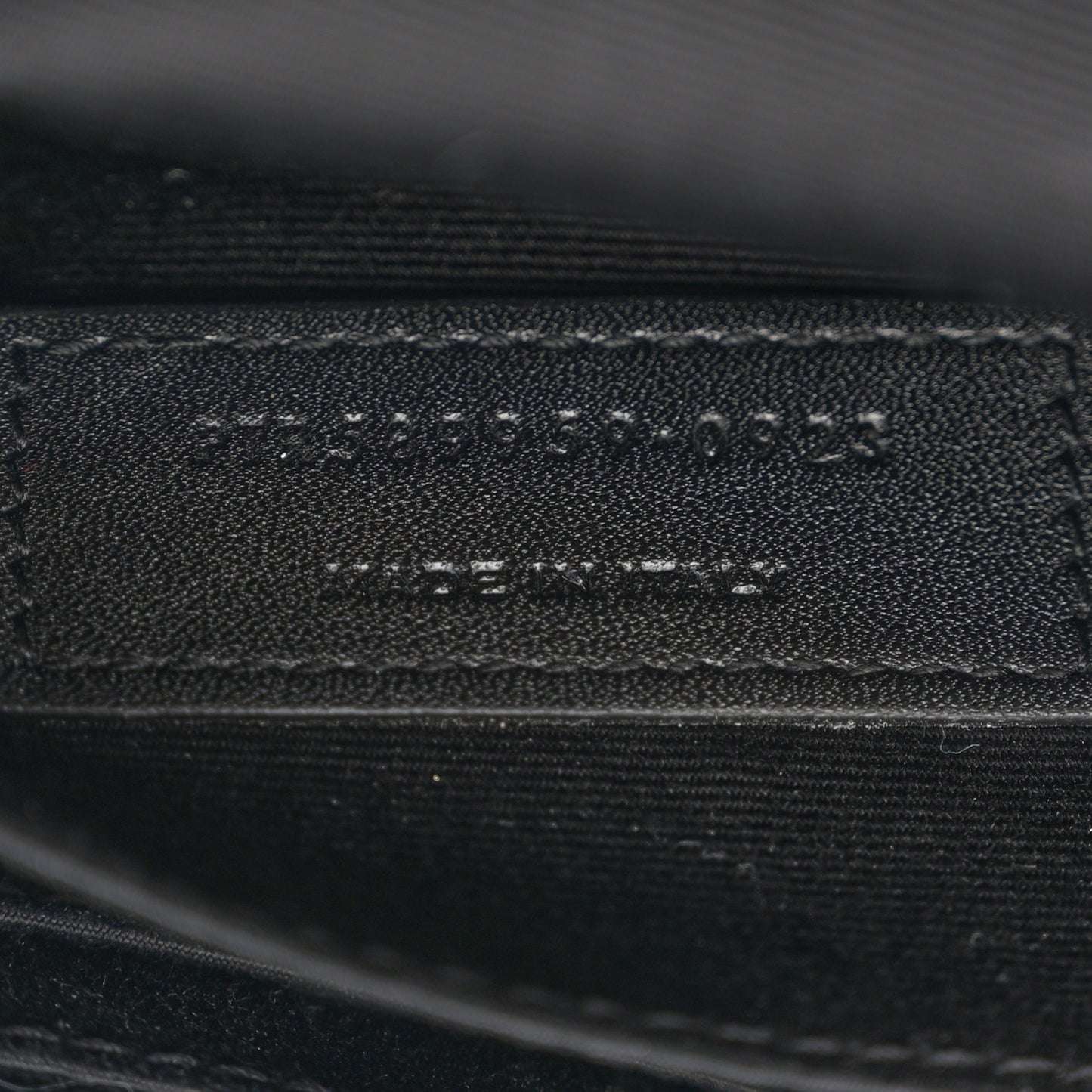 Grain De Poudre Monogram Belt Bag Black