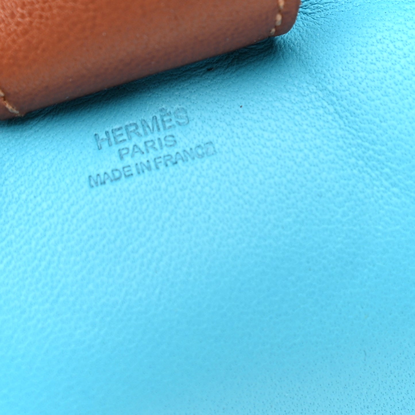 Milo Lambskin Grigri Rodeo Horse Bag Charm MM Bleu Azteque Bleu Electrique Fauve