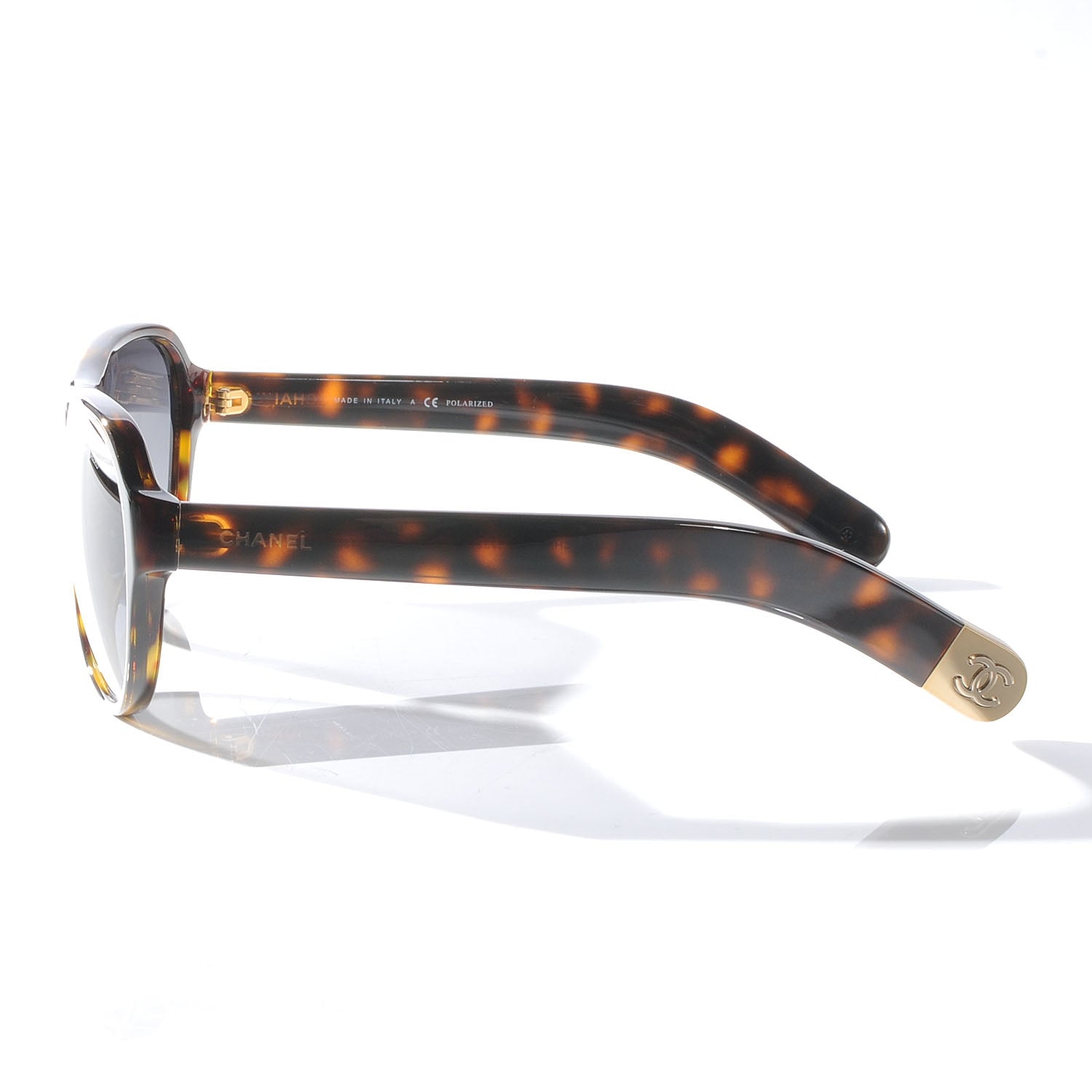 Chanel Polarized Sunglasses 5233 Tortoise 4 of 6