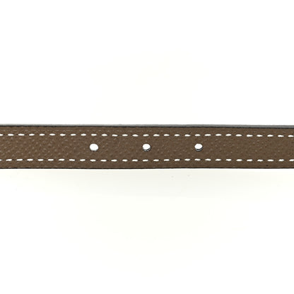 Hermes Swift Epsom 13mm Maillon H Belt 80 32 Etoupe Black 4 of 6