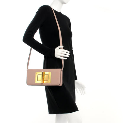 Tom Ford Calfskin Natalia East-West Shoulder Bag Pink 2 of 6