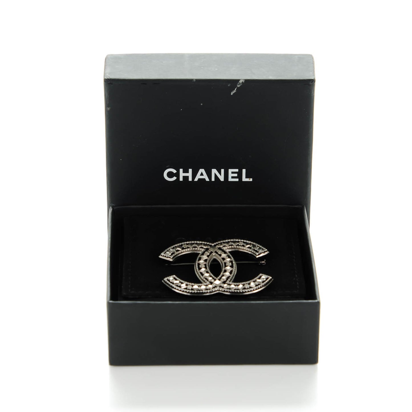 Ruthenium CC Brooch