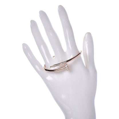 Cartier 18K Pink Gold Diamond Juste Un Clou Bracelet 15 2 of 5