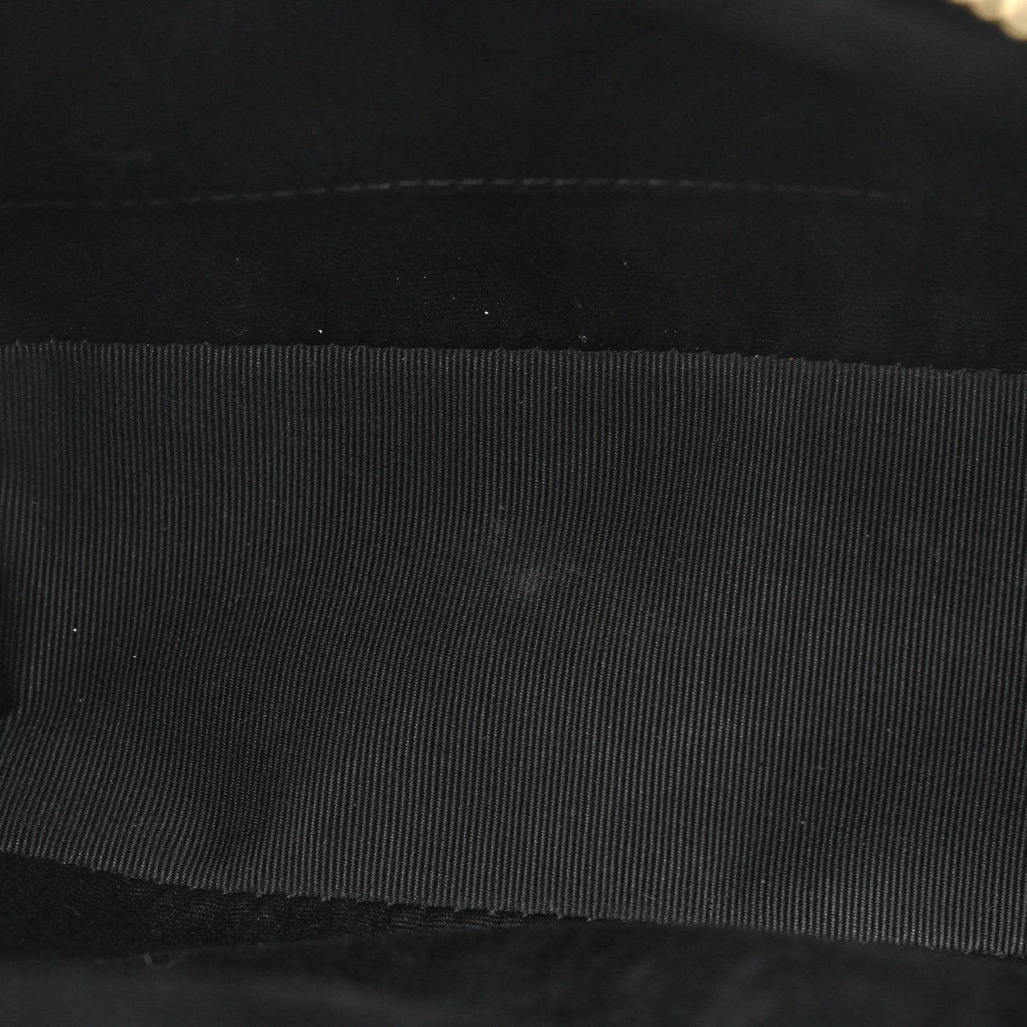 Calfskin Matelasse Monogram Lou Camera Bag Deep Marine