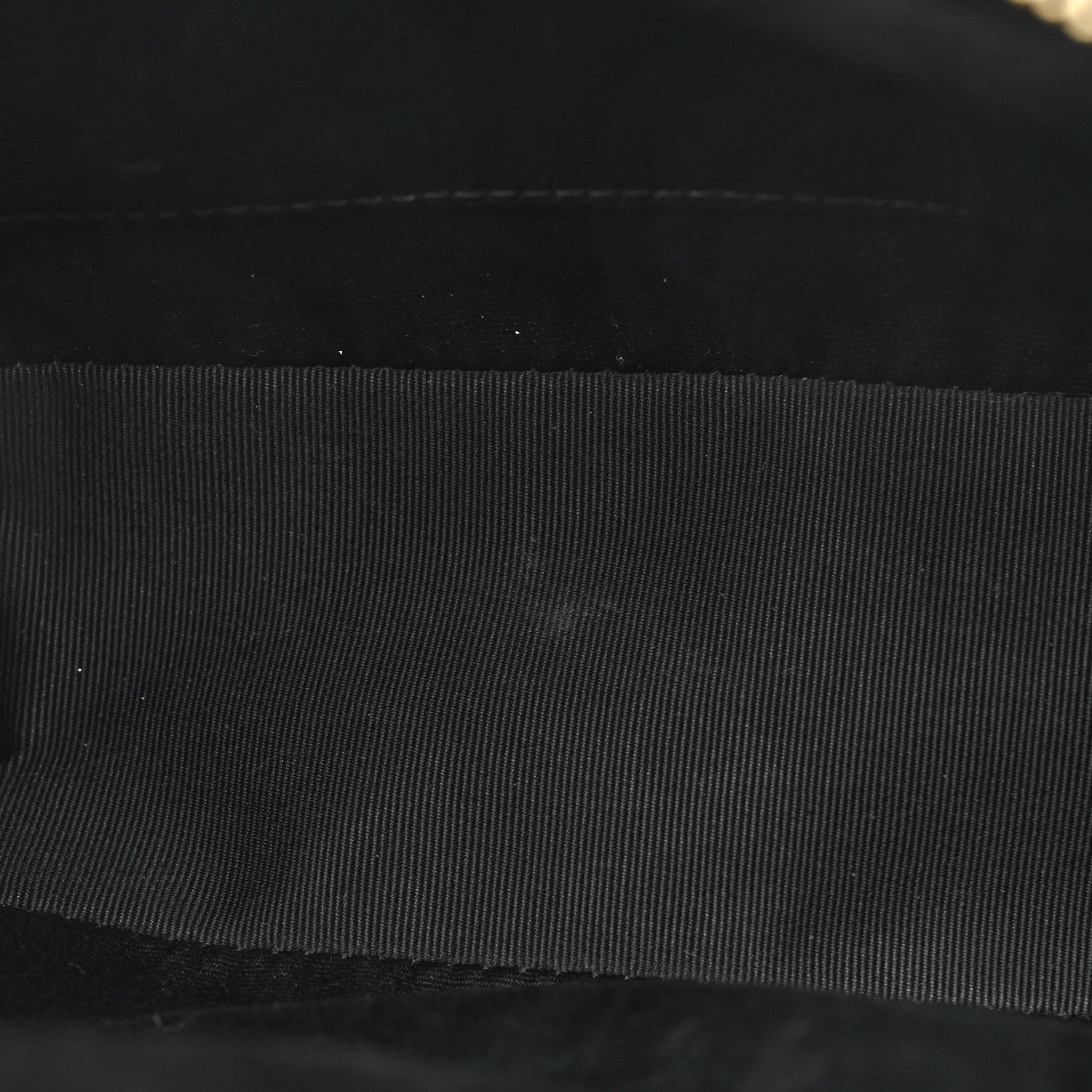 Saint Laurent Calfskin Matelasse Monogram Lou Camera Bag Deep Marine 10 of 14