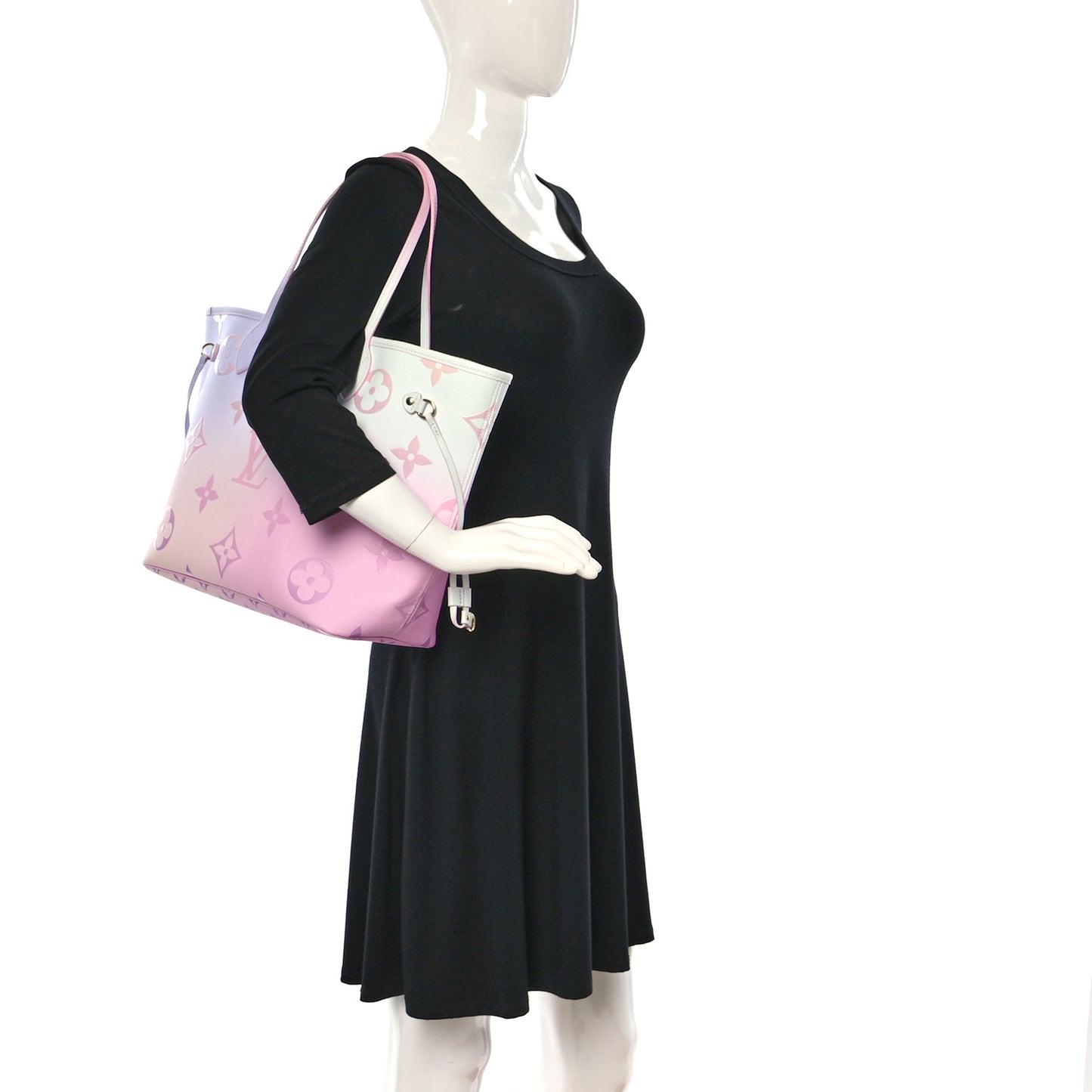 Monogram Giant Spring In The City Neverfull MM Sunrise Pastel