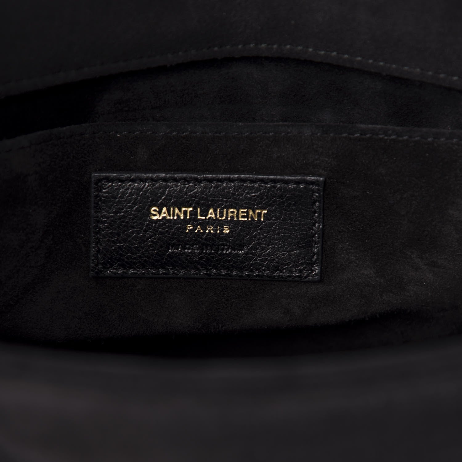 Saint Laurent Suede Y Studs Crossbody Bag Black 6 of 13