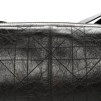 Christian Dior Crinkled Calfskin Macrocannage Small D-Journey Bag Black 8 of 10