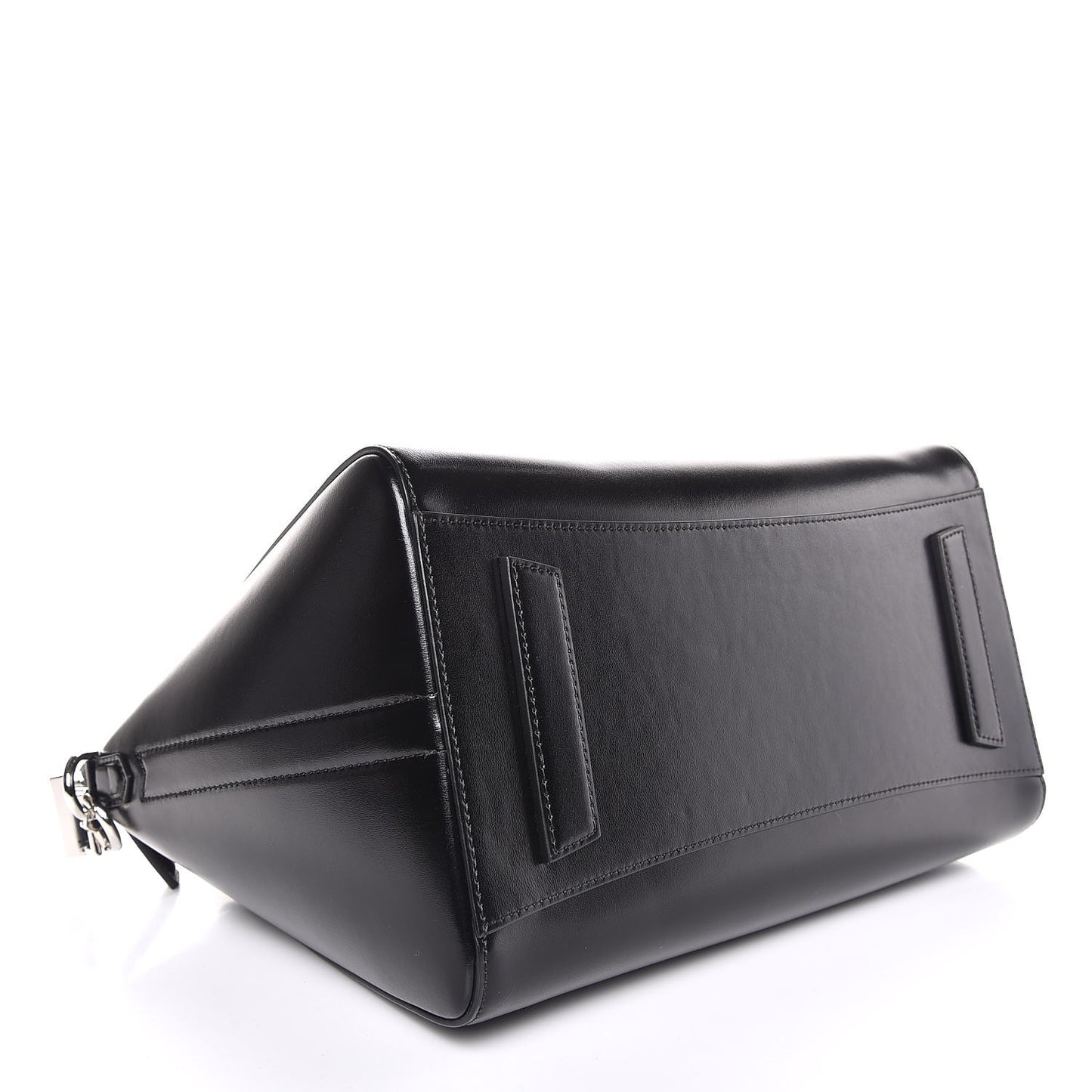 Shiny Lord Calfskin Medium Antigona Black