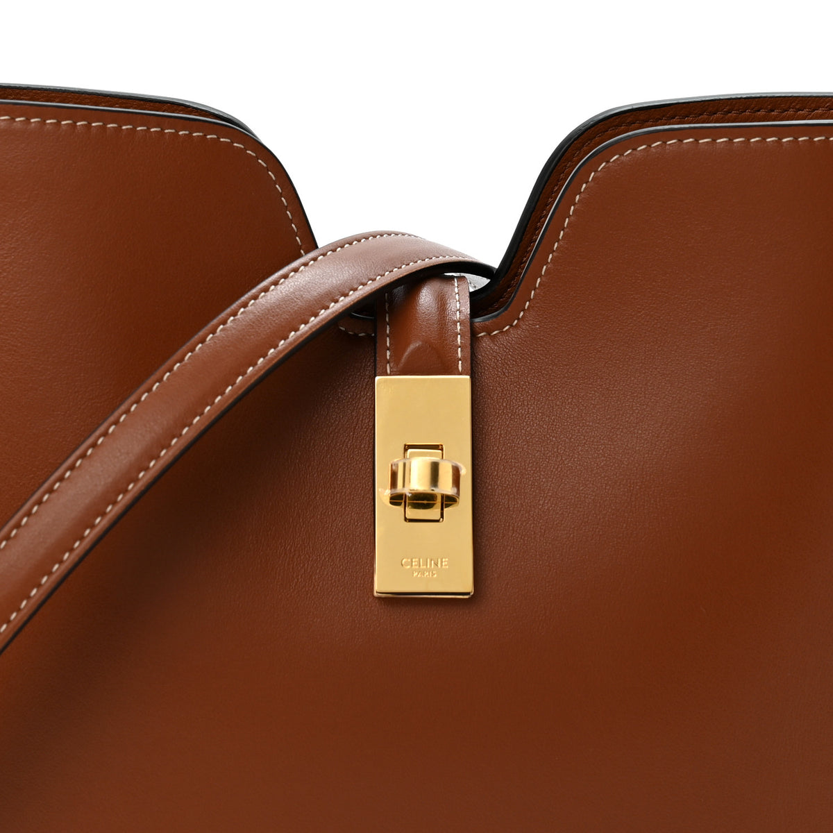 Smooth Calfskin Small Camille 16 Soft Bag Tan