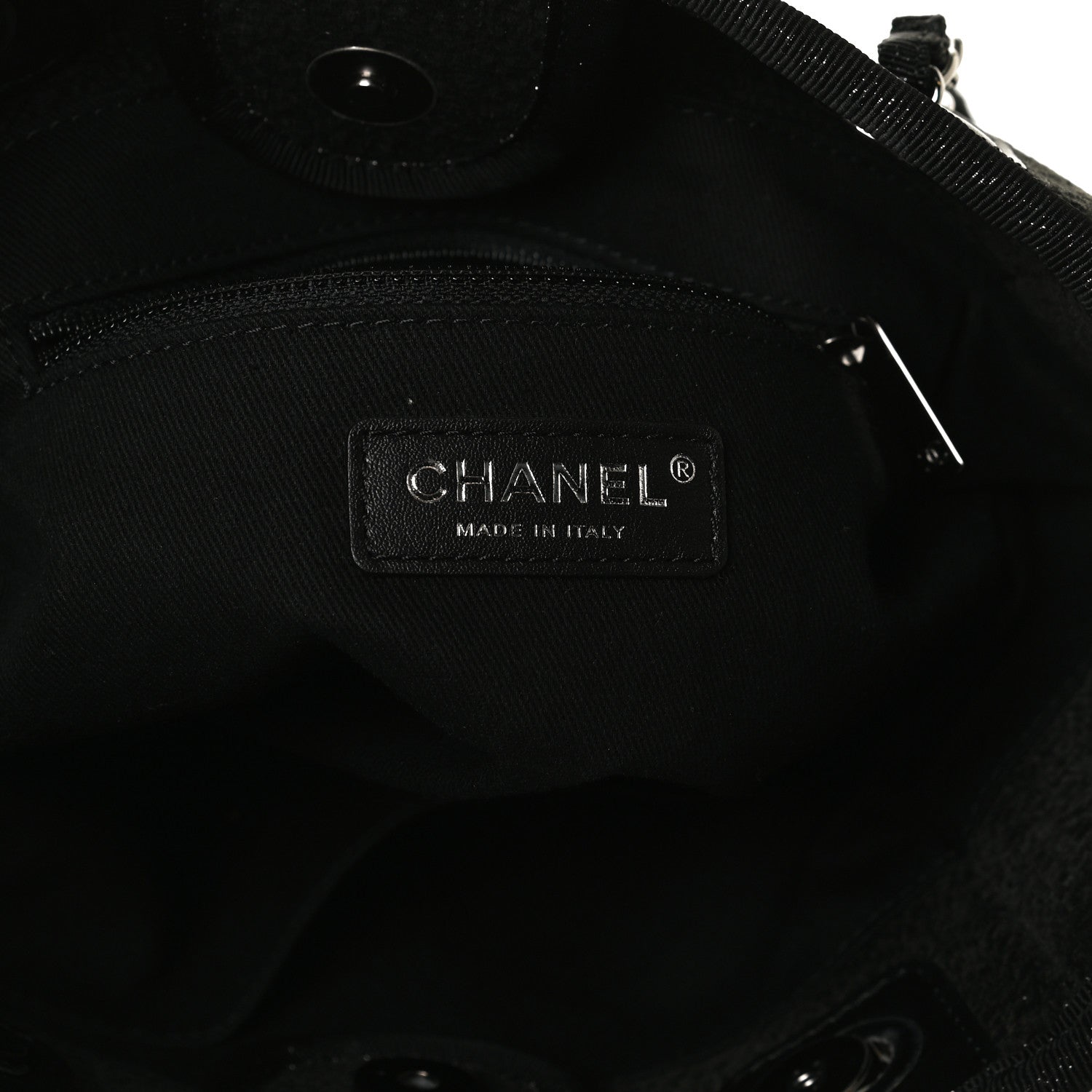 Chanel Lurex Boucle Mini Deauville Tote Black 6 of 16