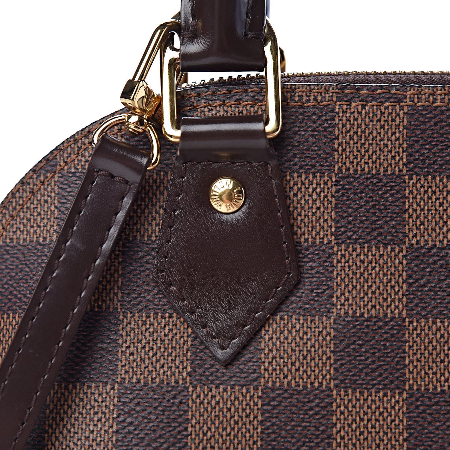 Louis Vuitton Damier Ebene Alma BB 7 of 13