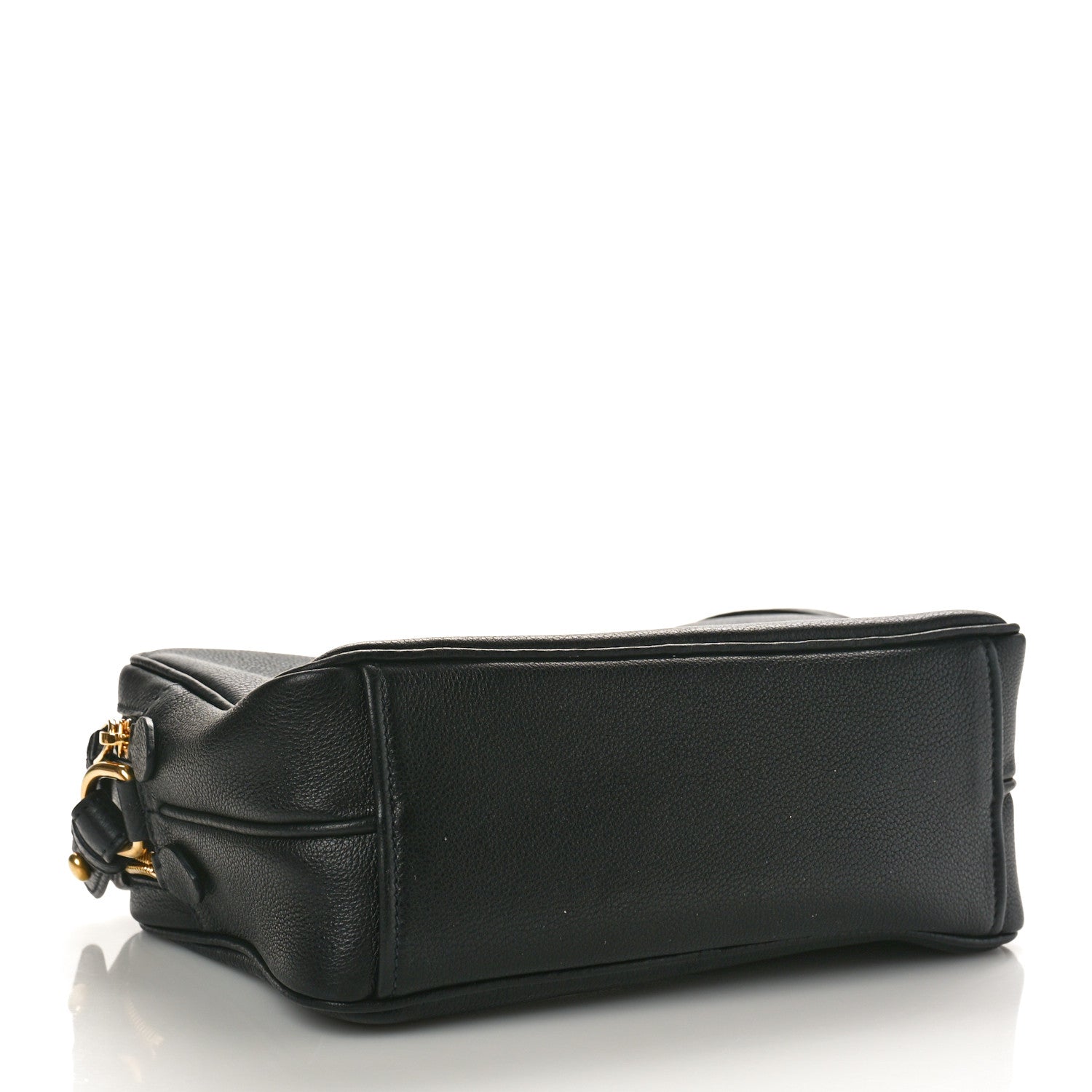 Prada Vitello Daino Medium Double Zip Shoulder Bag Black 4 of 10