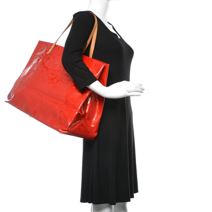 Louis Vuitton Vernis Reade GM Rouge 2 of 14