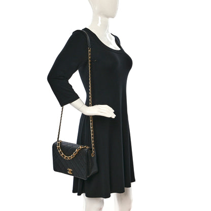 Chanel Caviar Quilted Medium Fashion Therapy Flap Bag Black 2 of 9