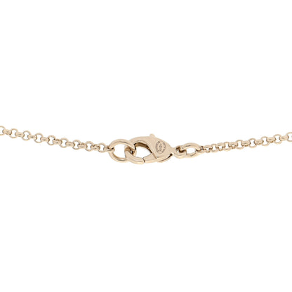Chanel CC Heart Chain Pendant Necklace Gold 5 of 5