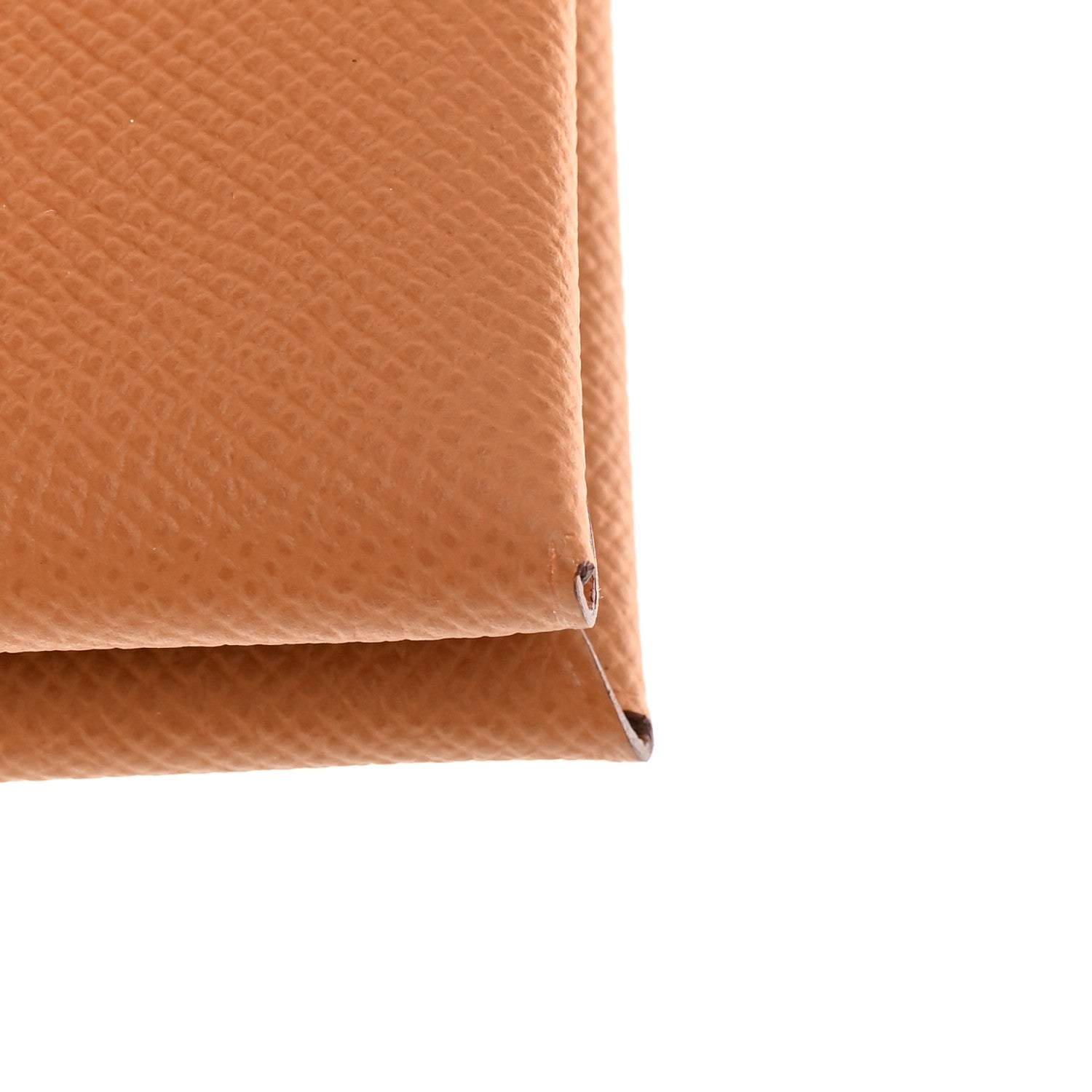 Hermes Epsom Calvi Duo Card Case Gold 8 of 9