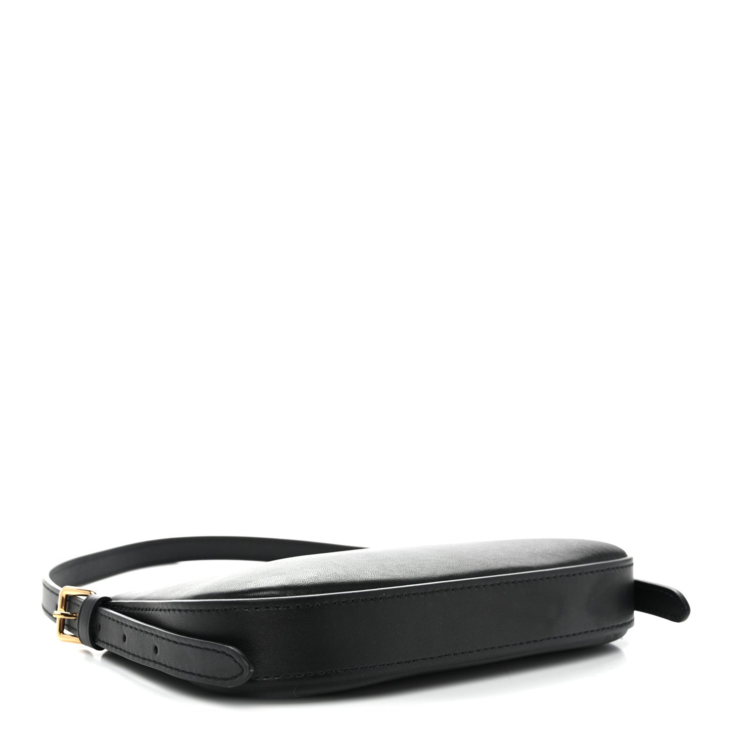 Calfskin LV Bloom Pochette Black