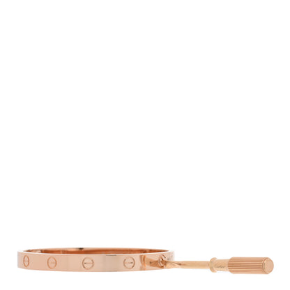 Cartier 18K Pink Gold LOVE Bracelet 17 6 of 7
