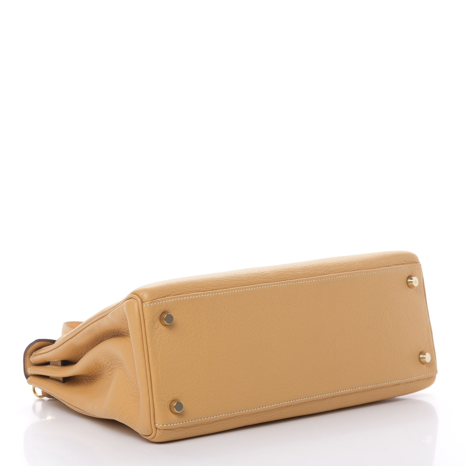 Hermes Taurillon Clemence Kelly Retourne 32 Sable 5 of 13