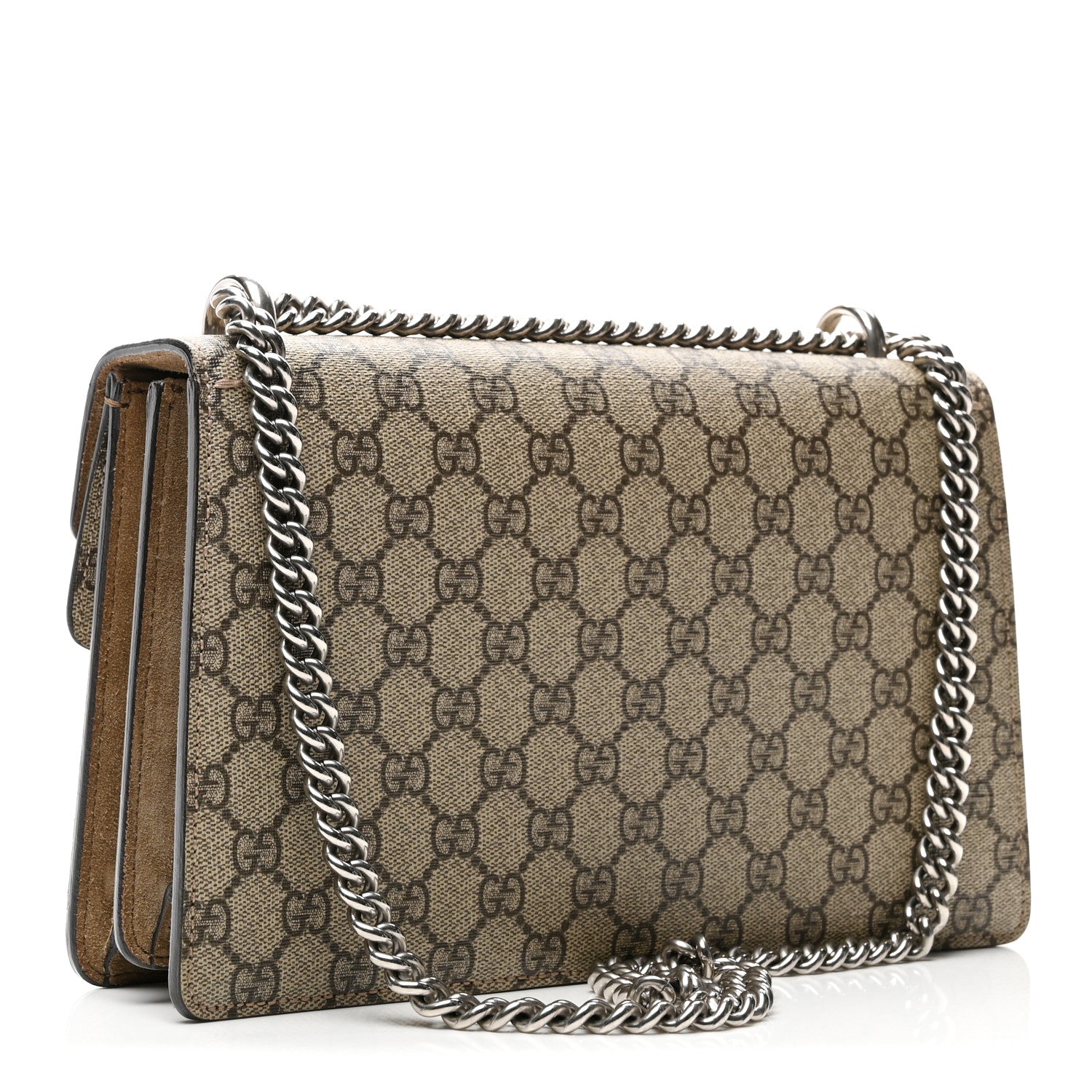 Gucci GG Supreme Monogram Small Dionysus Shoulder Bag Taupe 3 of 11