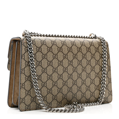 Gucci GG Supreme Monogram Small Dionysus Shoulder Bag Taupe 3 of 11