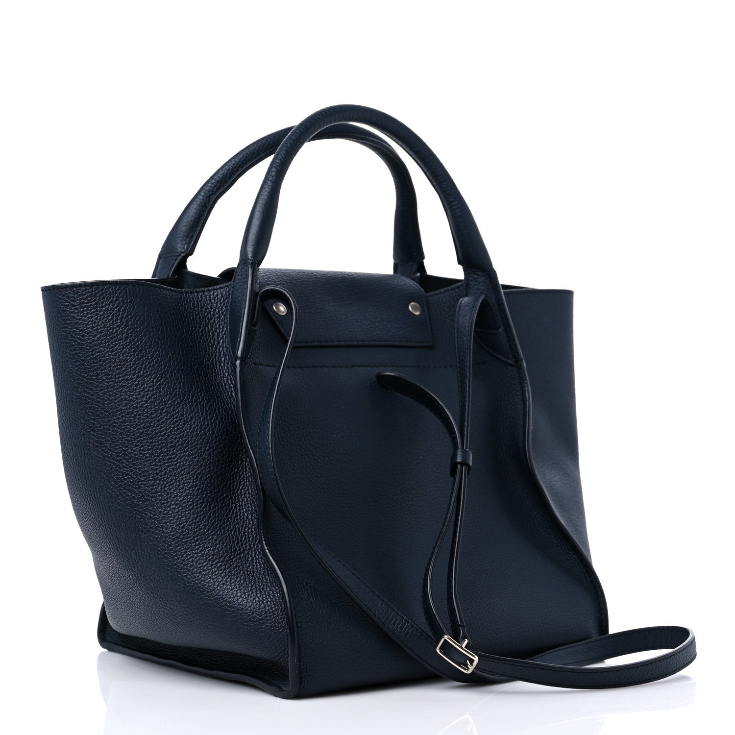 Celine Supple Grained Calfskin Small Big Bag Dark Blue 3 of 15