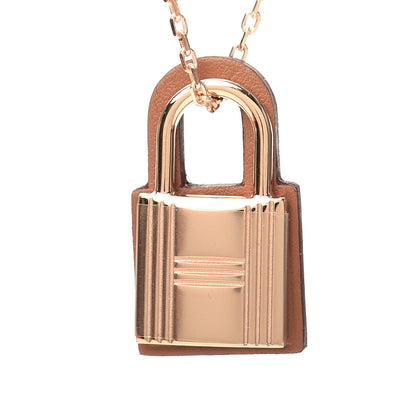 Hermes Swift Small O'Kelly Pendant Necklace Gold 4 of 7