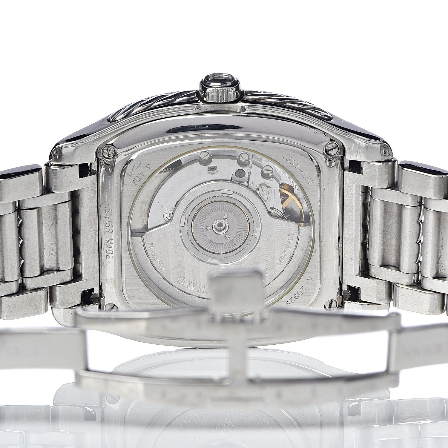 David Yurman Stainless Steel 35mm Thoroughbred Automatic Watch 6 of 6