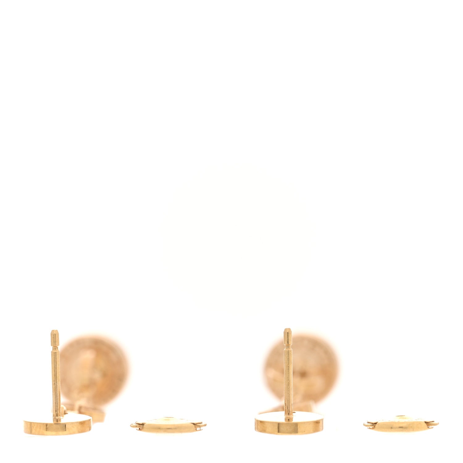 Bulgari 18K Yellow Gold B.Zero1 Drop Earrings 3 of 5
