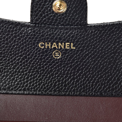 Chanel Caviar Quilted Compact Flap Wallet Black 6 of 10