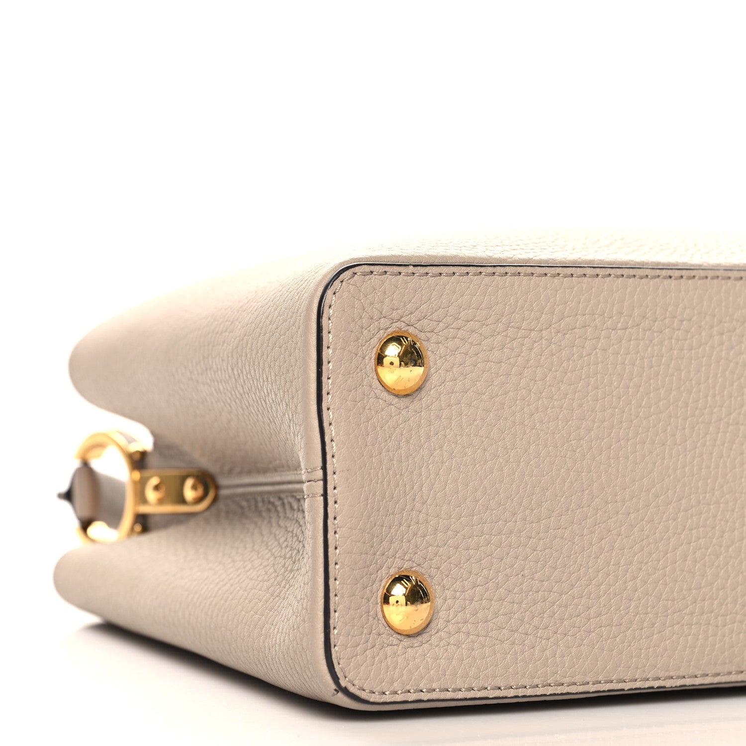 Louis Vuitton Taurillon Capucines MM Galet 8 of 10