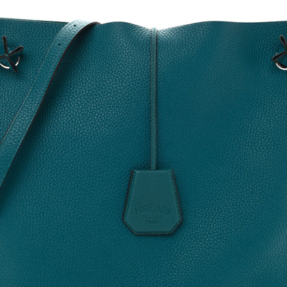 Hermes Taurillon Clemence Silkycity 33 Vert Bosphore 7 of 9