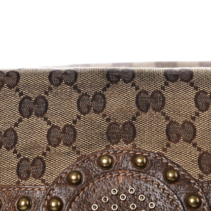 Gucci Monogram Studded Pelham Runway Flap Bag Brown 13 of 13